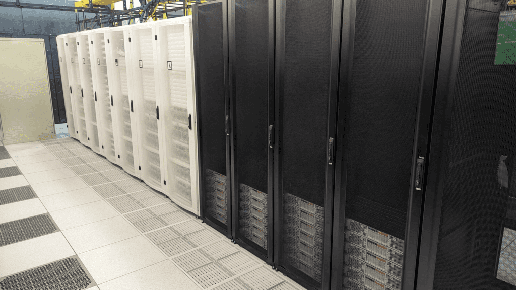 AI-enabled data center setup in Summit's data center