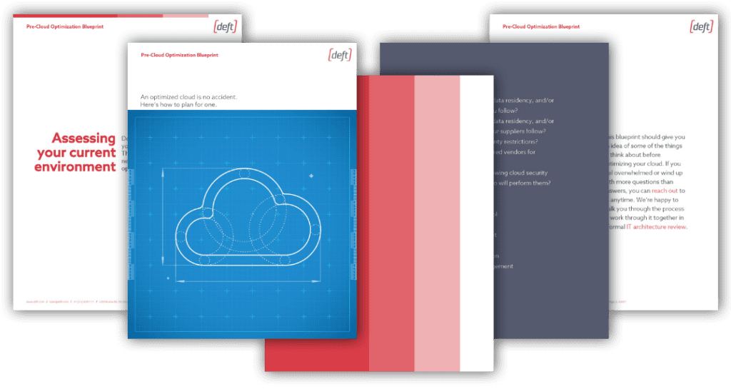preview of the pre-cloud optimization blueprint